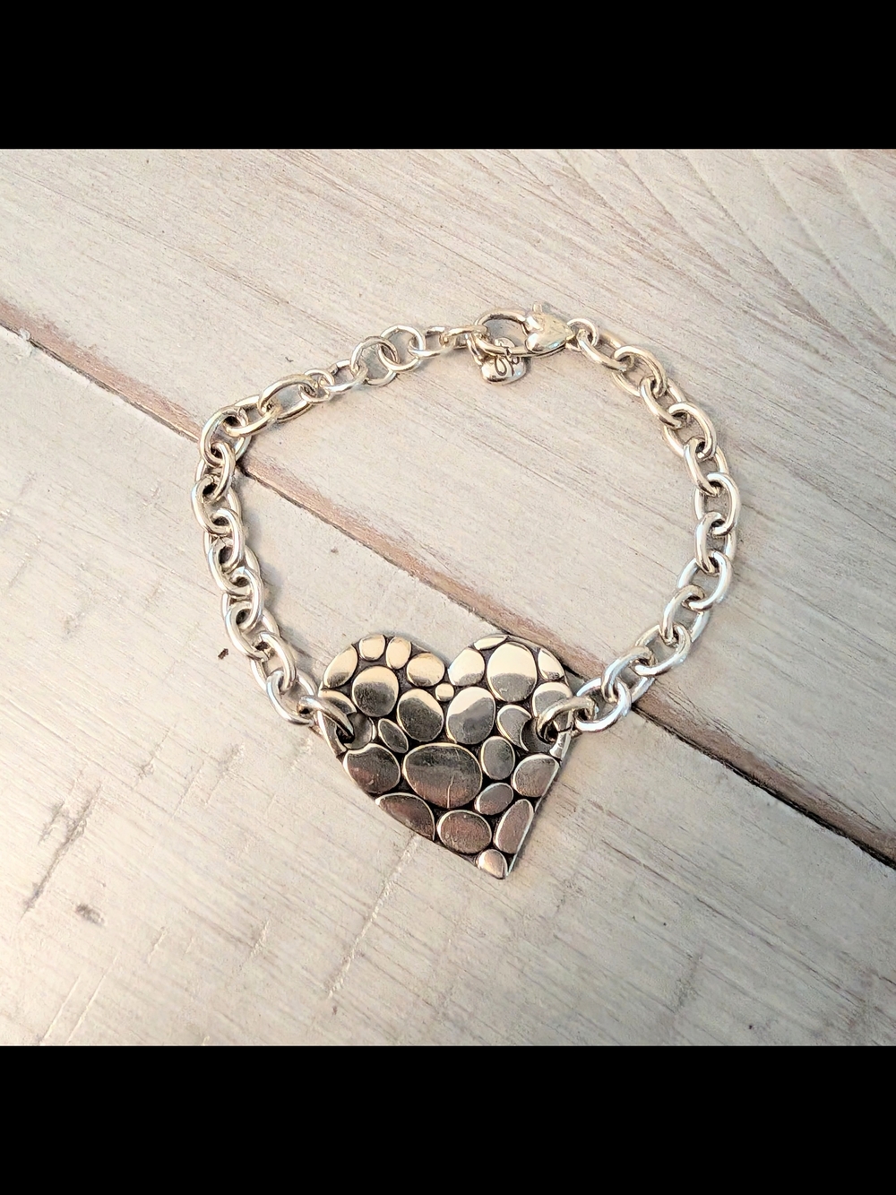 Brighton Pebble Heart Bracelet